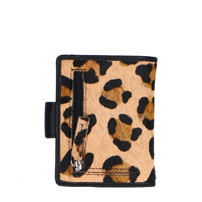 Manfield Leopard print portemonnee