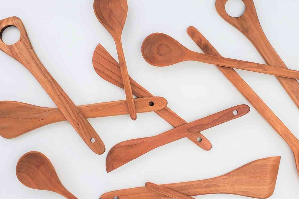 Cherry Wooden Spoon Set