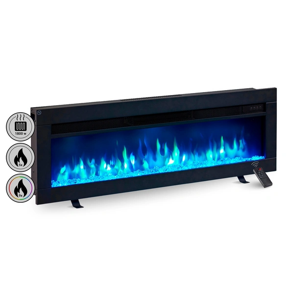 Elektrokamin, »AG-40«, 1800 W, 102x12x33 cm, schwarz