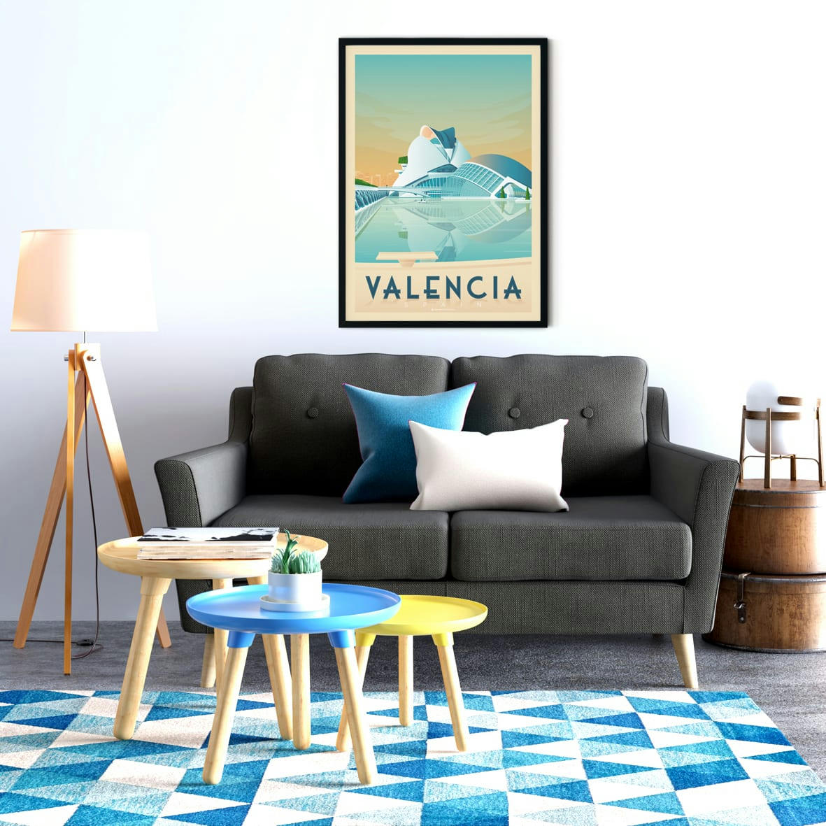- Affiche Valence  50x70 cm