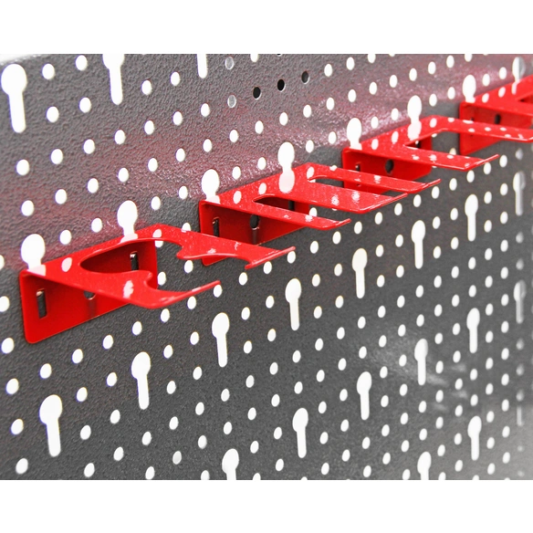 Werkstatt-Set »Basic Pro«, rot-grau, Metall