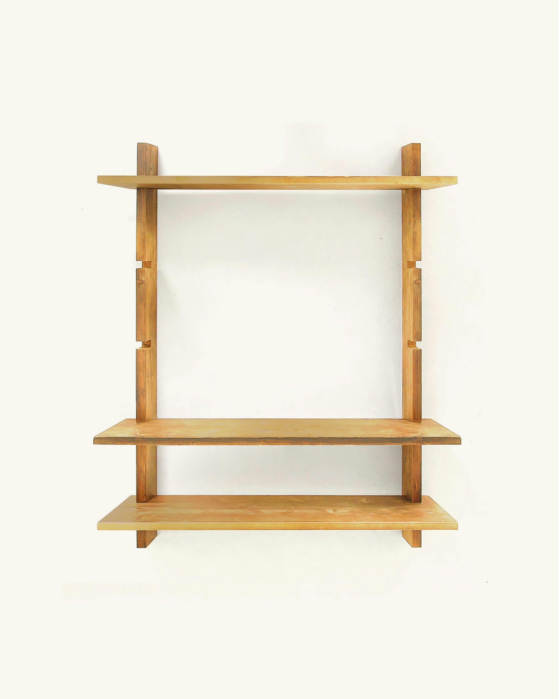 ALOMA - Étagère modulaire individuelle marron clair