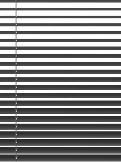 Persienne BRU 90x220cm aluminium grå