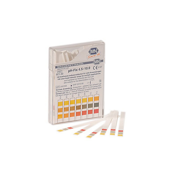 Bandelettes de mesure de pH de l'eau