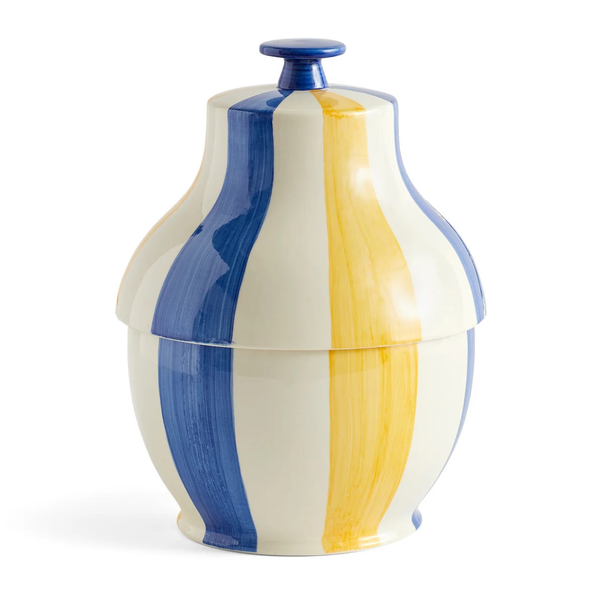 HAY - Sobremesa Topf, Ø 19 cm, blau / gelb