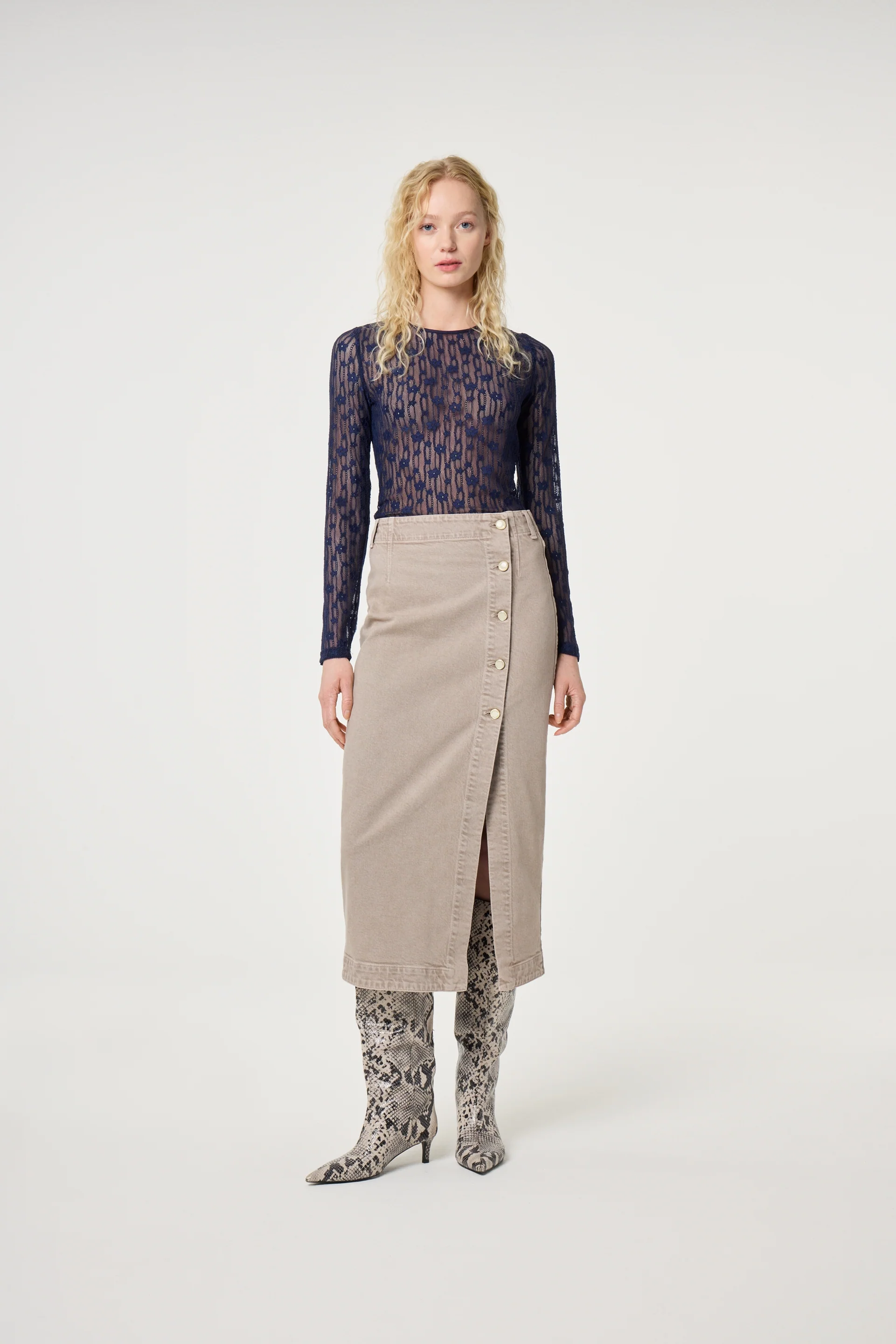 Lacey Top | Maritime Blue