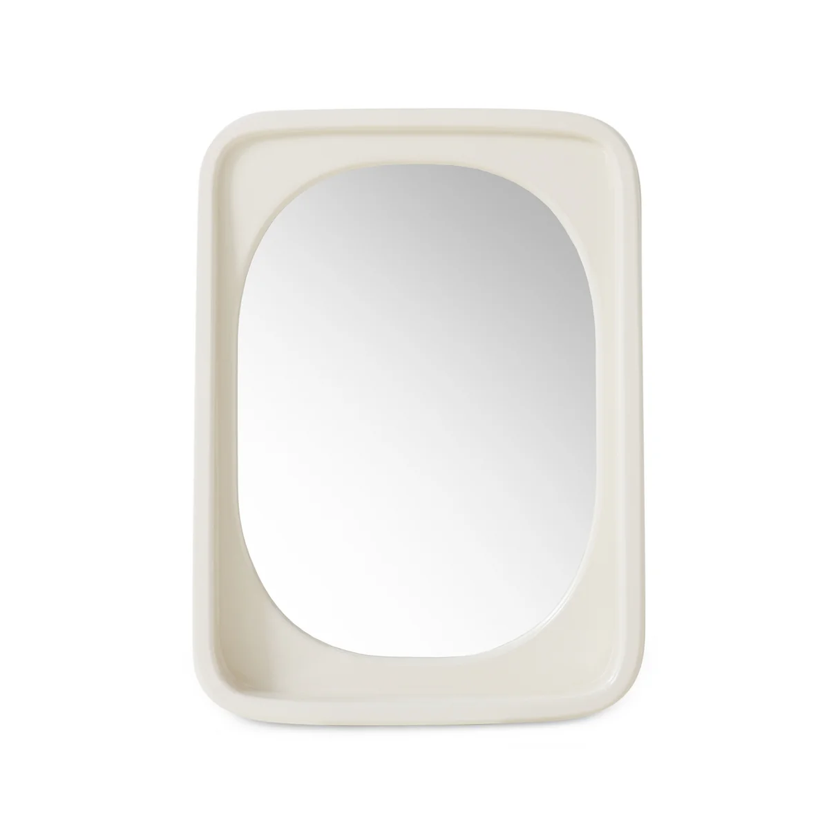 HKliving - Curve Spiegel 52 x 71 cm, eggshell glänzend