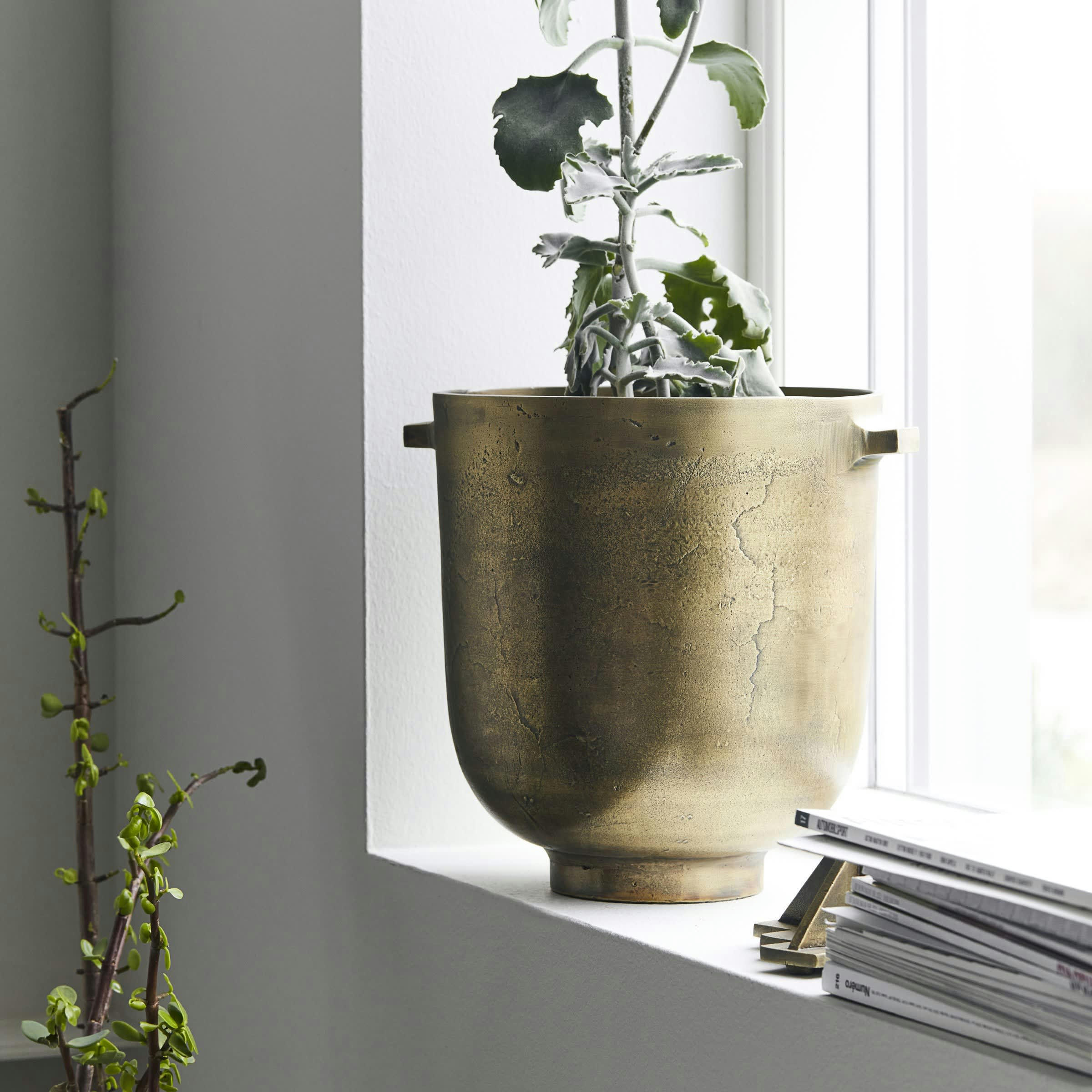 FOEM - Cache-pot en aluminium or H25