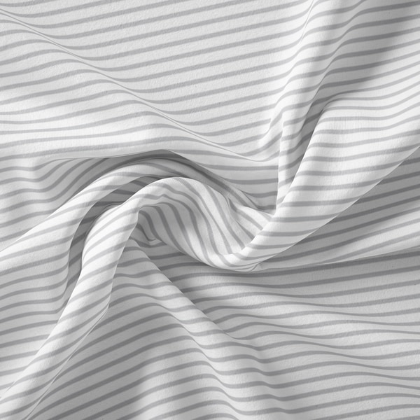 Luxury Hickory Stripe 3 Piece Duvet Cover Set by Home Collection