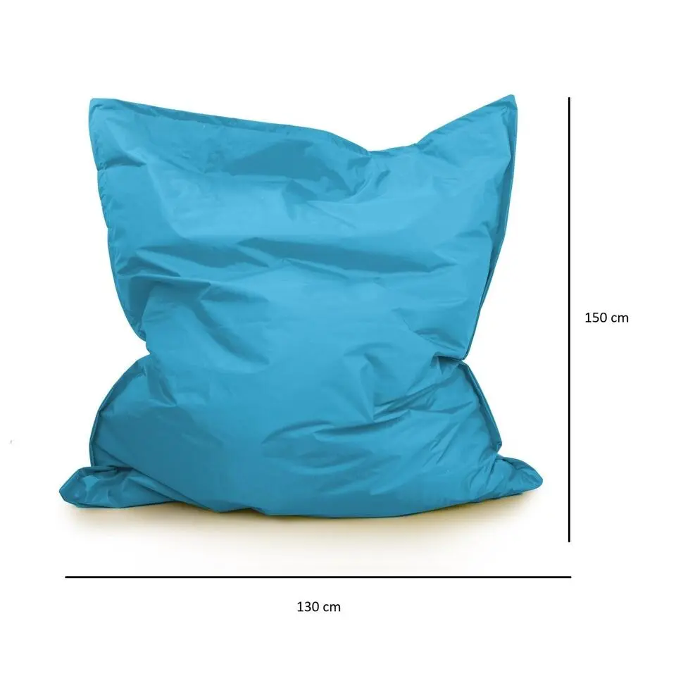 Parya - Grote Zitzak - Nylon - Zitzakfauteuil - Woonkamerzitzak - Turquoise