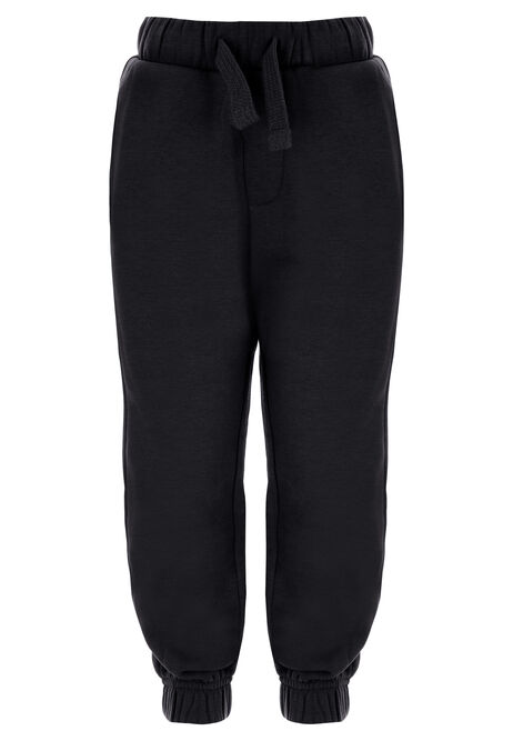 Younger Boys Black Joggers