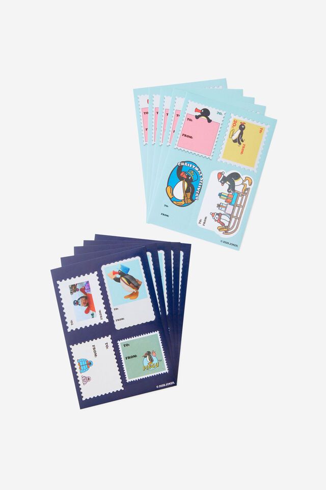 Pingu To & From Sticker Sheets