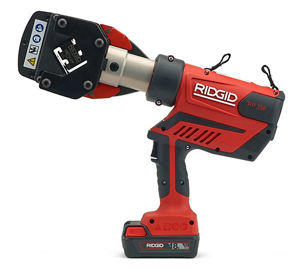 Outil de sertissage sans balai RP 350 Ridgid - capacité 54 mm, batteries 18 V