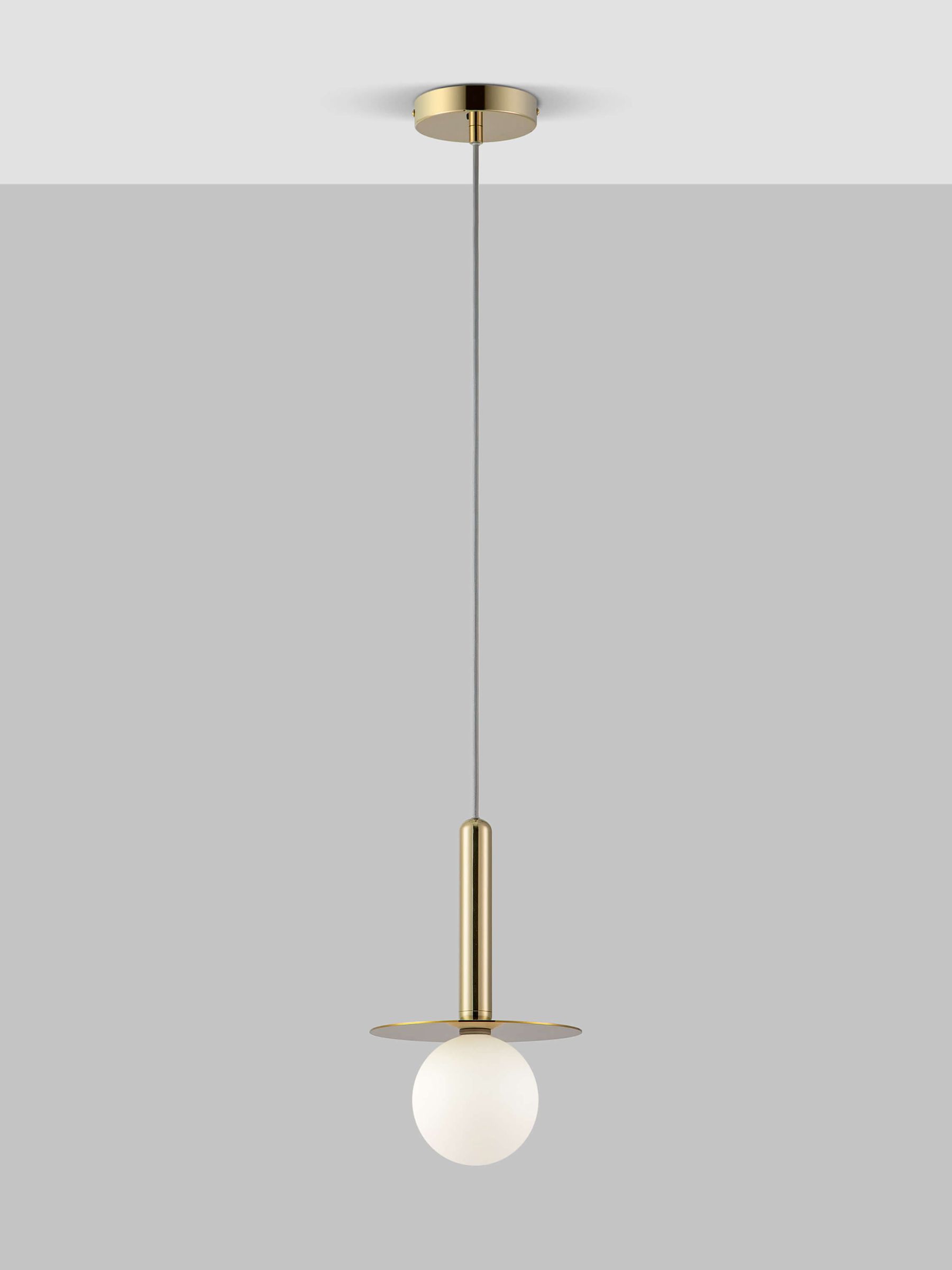 Houseof. Brass Plate Pendant Ceiling Light