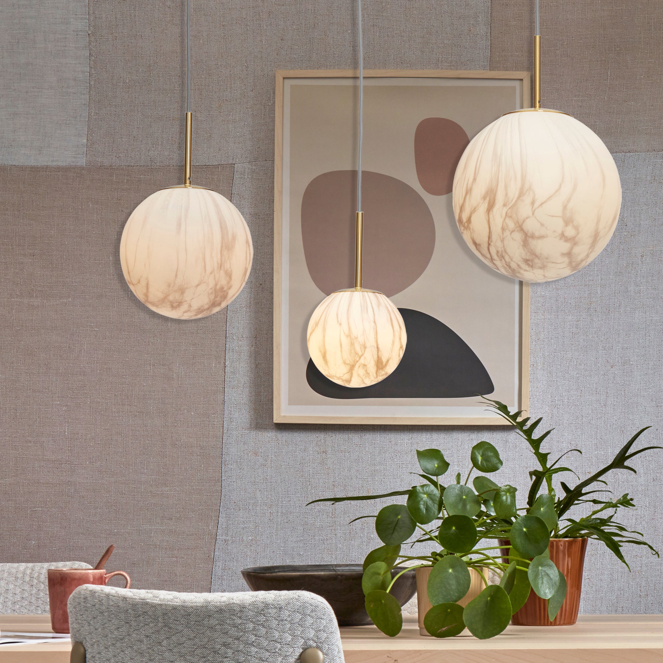It's about RoMi Carrara Hanglamp - Goud - S