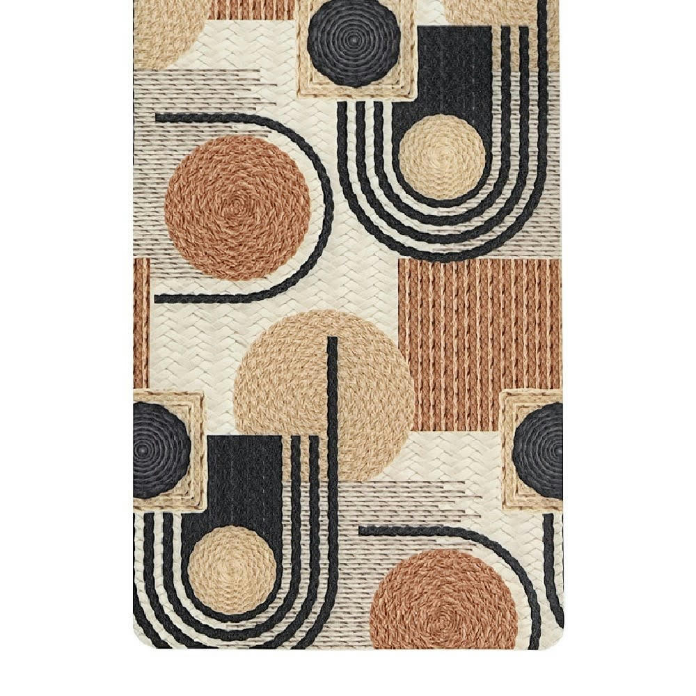 RONDIPOP - Tapis rectangle noir mousse 45x120cm