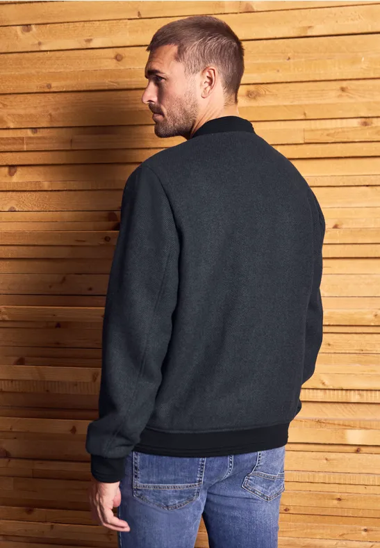 Blouson mit Wollanteil