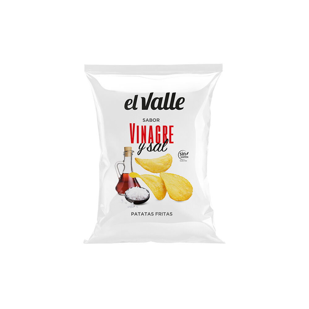 Chips El Valle saveur sel et vinaigre 120g