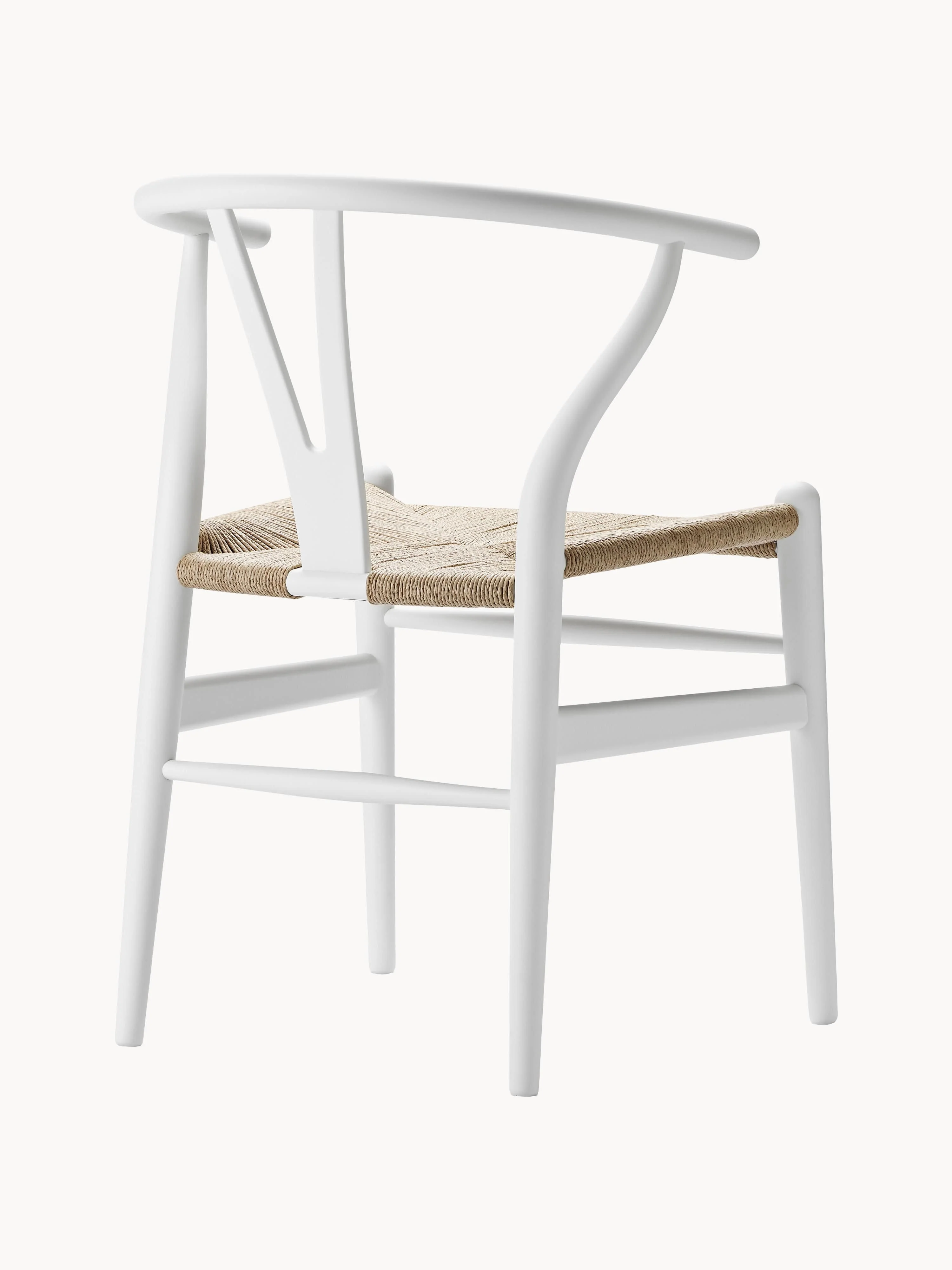 Holzstuhl CH24 Wishbone mit handgeflochtener Sitzfläche