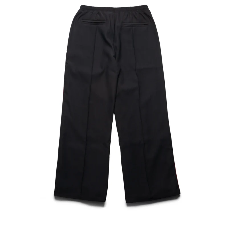 Homme Femme Relaxed Track Pants - Black/Red