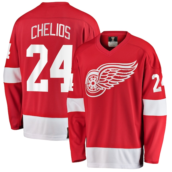 Chris Chelios Detroit Red Wings  Premier Breakaway Retired Player Jersey - Red
