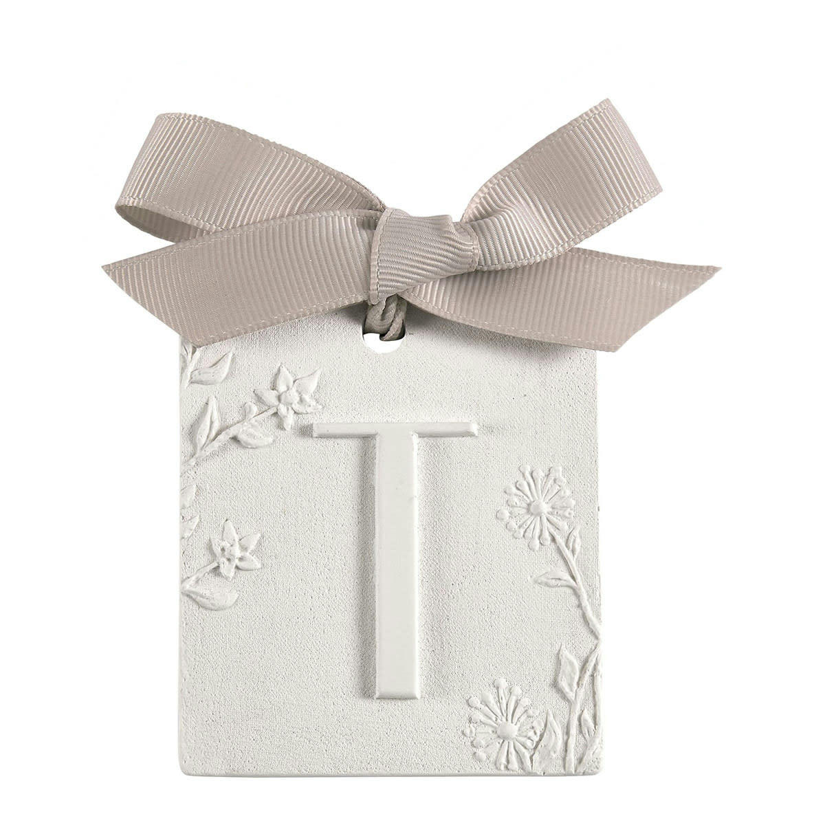 - Décor parfumé lettre T - Fleur de Coton