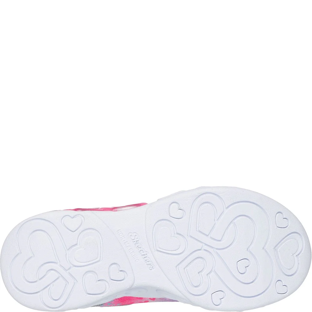 Skechers Infinite Heart Lights Heart Jewels Trainer