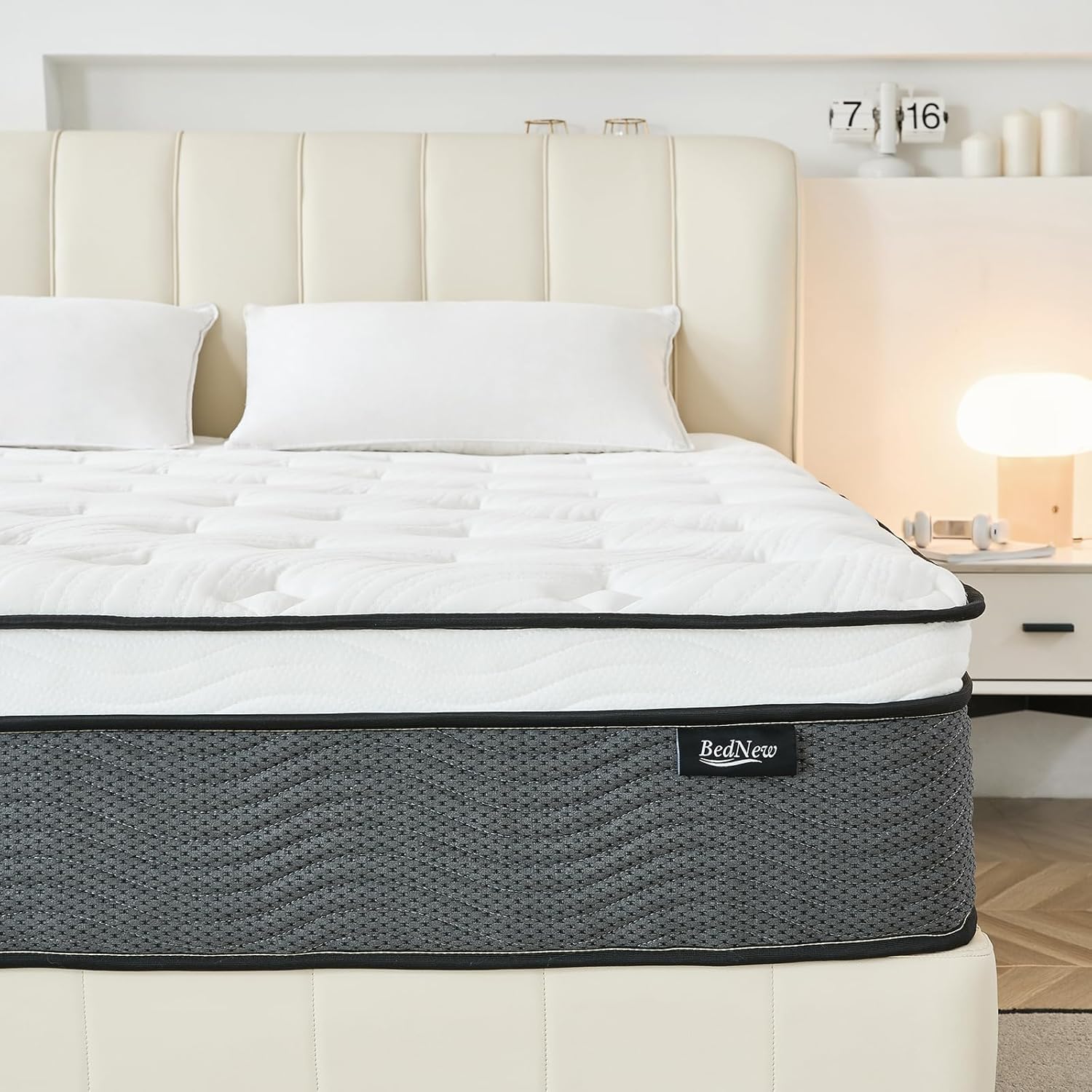 Full Size Mattress, Hybrid Mattress with Gel Memory Foam, Pocket Springs Mattresses for Motion Isolation, Pressure Relief