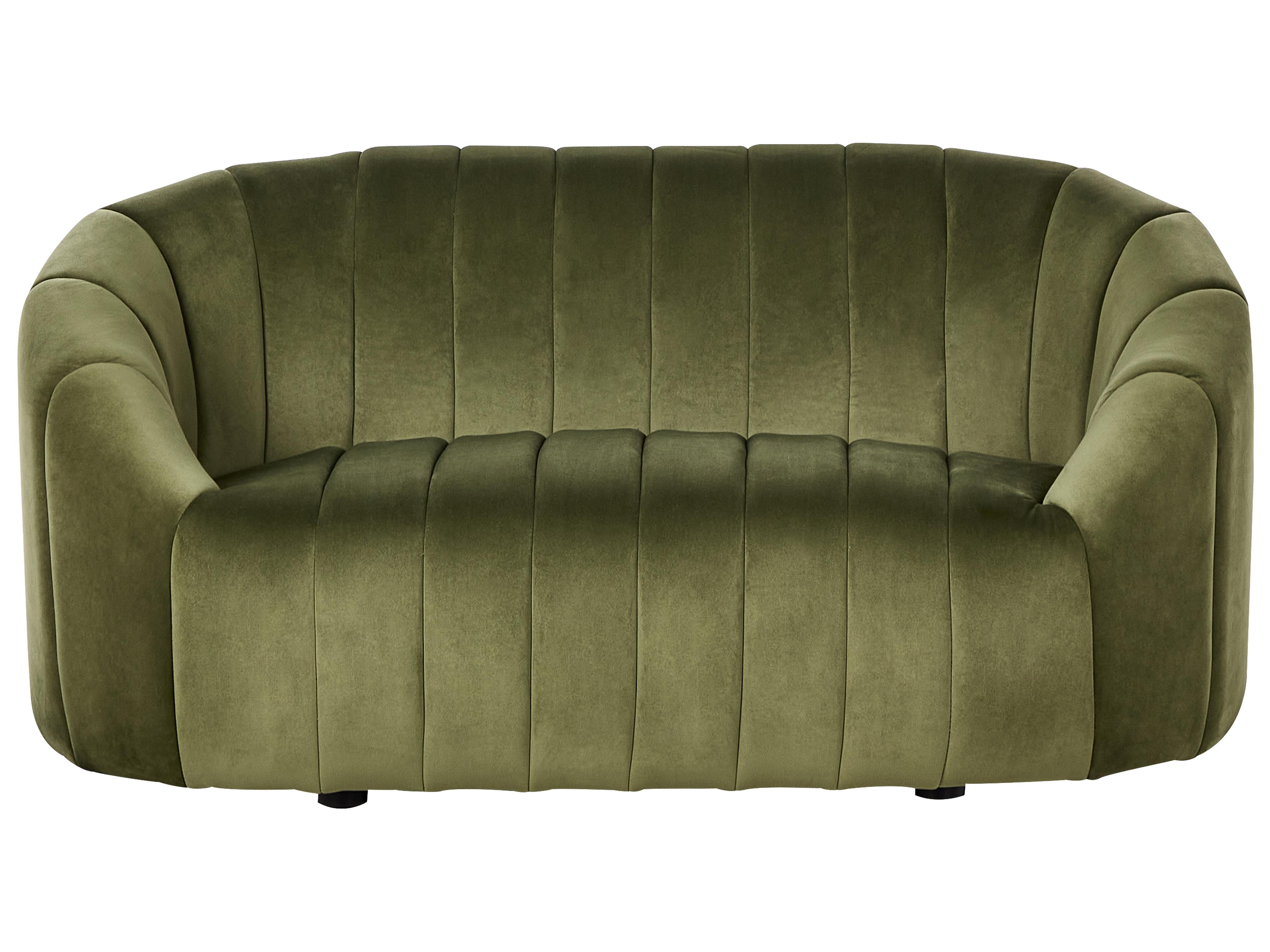 Armchair MALUNG Velvet Dark Green