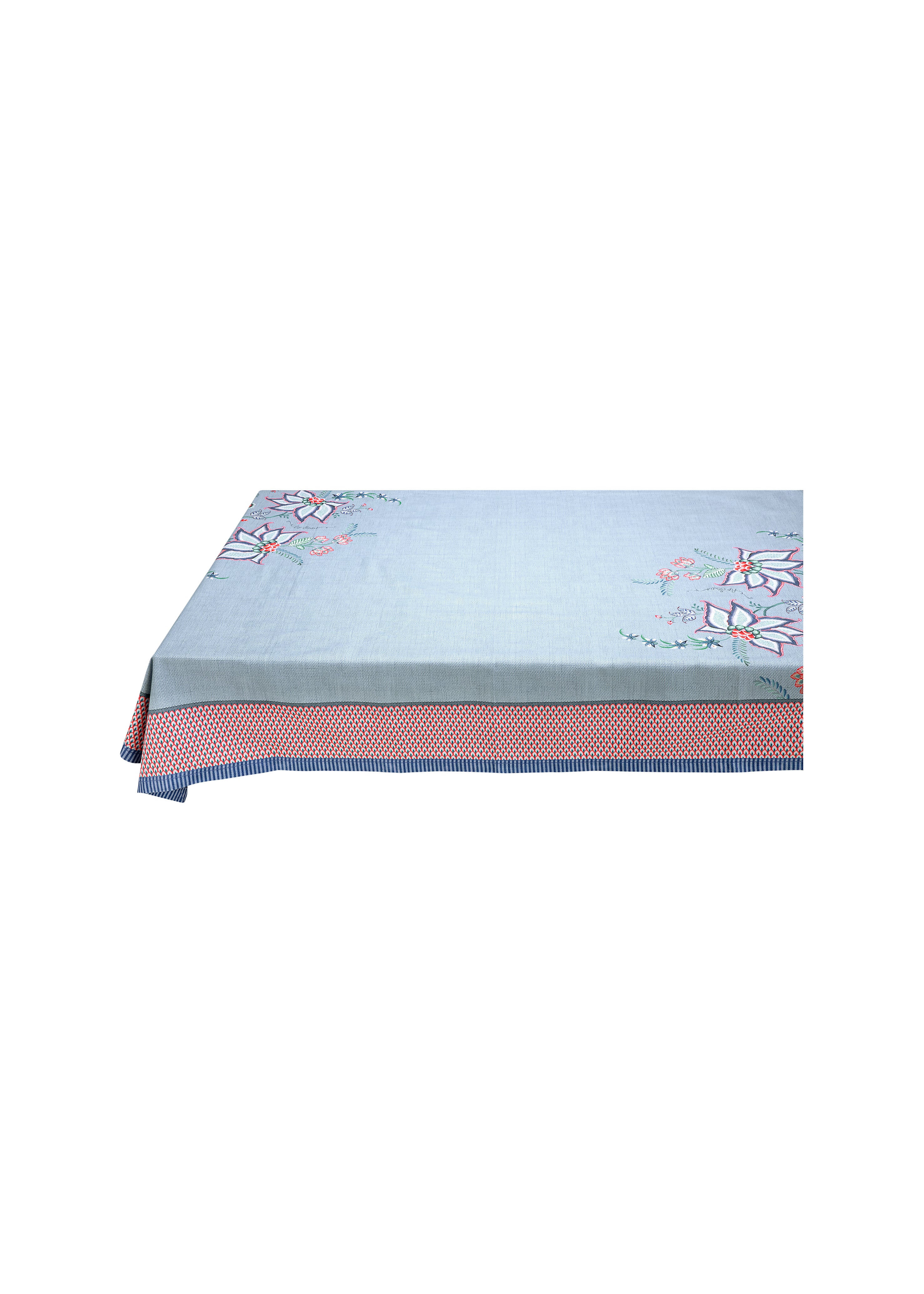 Pip Studio Flower Festival Tafelkleed - Tafellaken - Blauw - 150x250cm