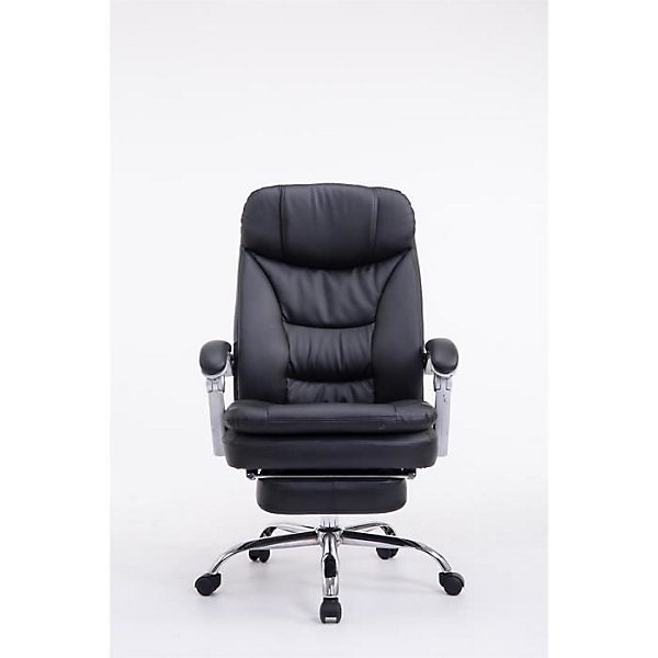 Fauteuil de bureau Troy CLP XL similicuir noir 160kg
