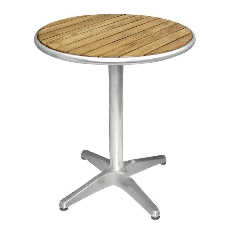 - Table ronde en frêne marron D 60 cm