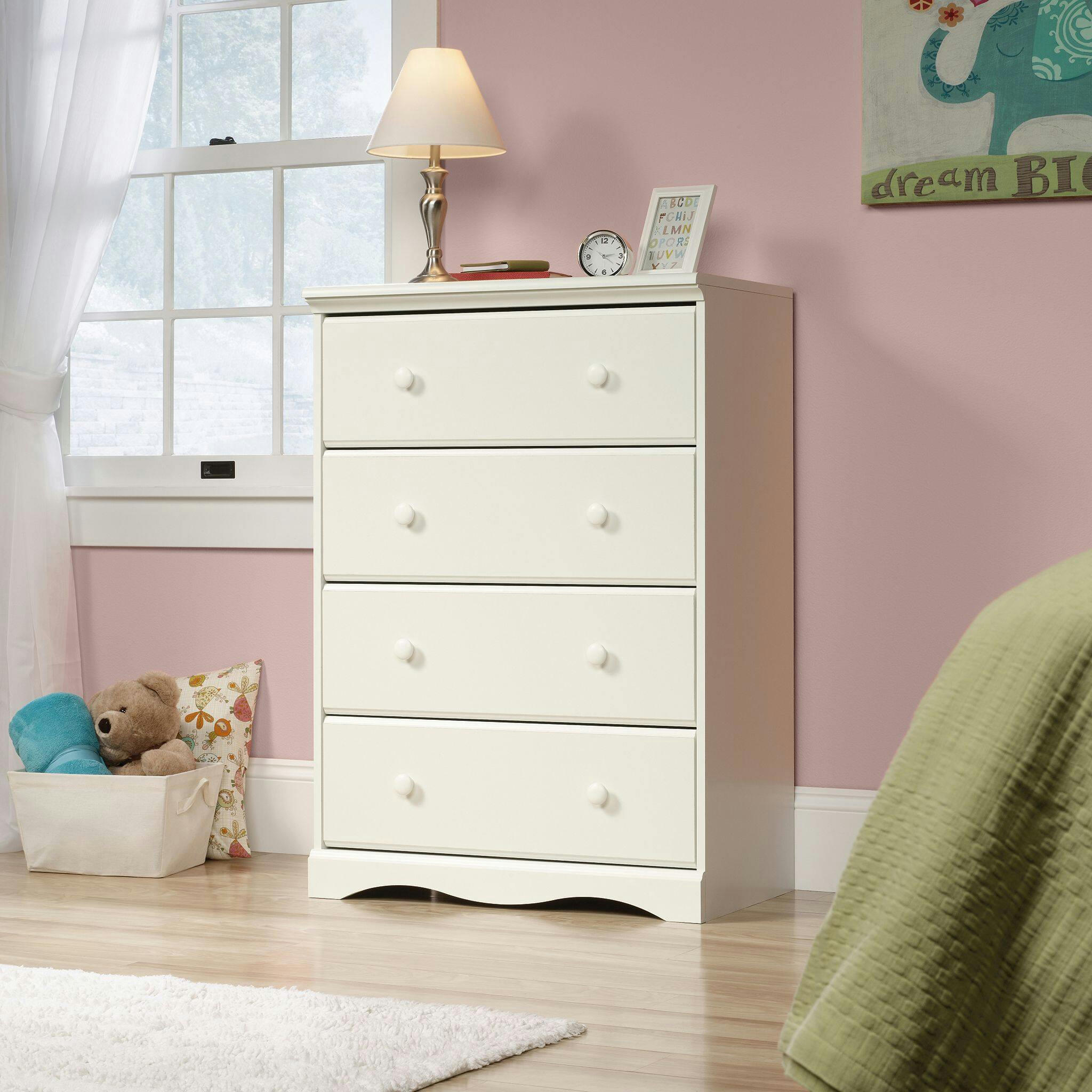 Sauder Pogo Dresser/Chest, Soft White