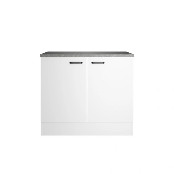 Spülenunterschrank »OPTImulti MUBO SAPLO16-1  «, BxTxH: 100 x 60 x 88 cm, Weiß (Bonn214)