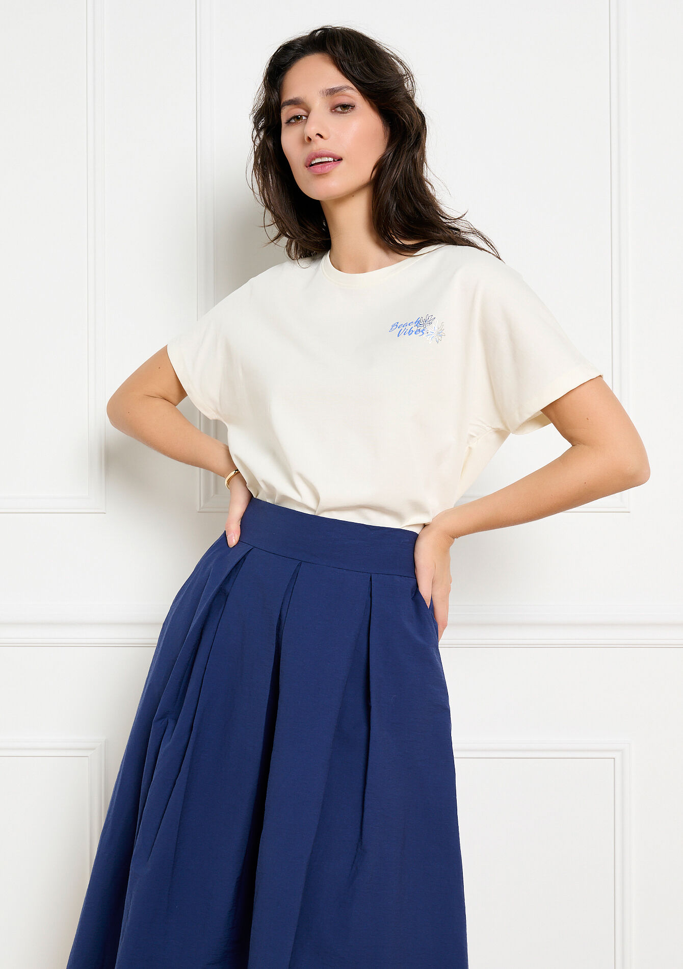 T-shirt met retroprints