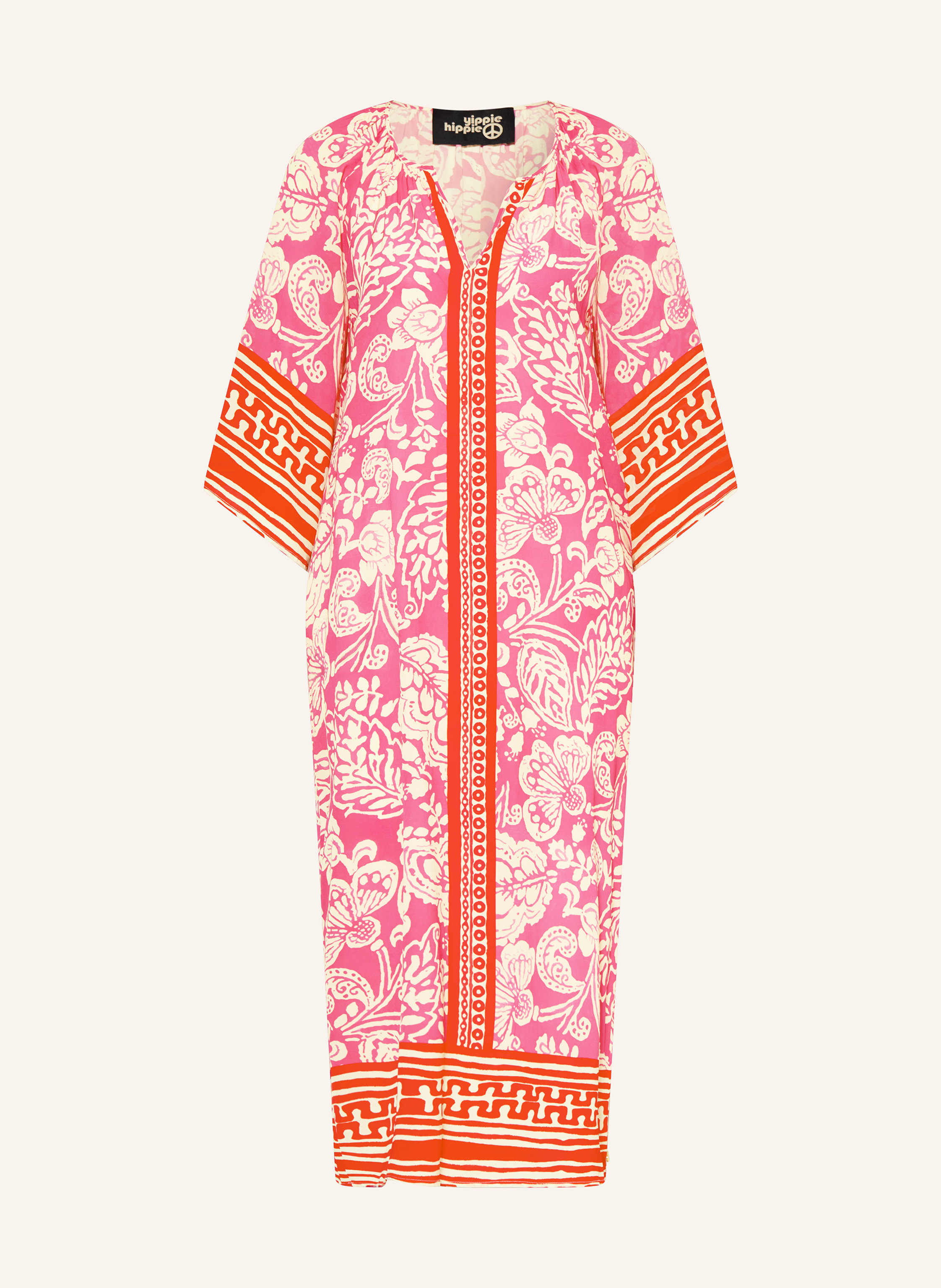 yippie hippie Kleid mit 3/4-Arm