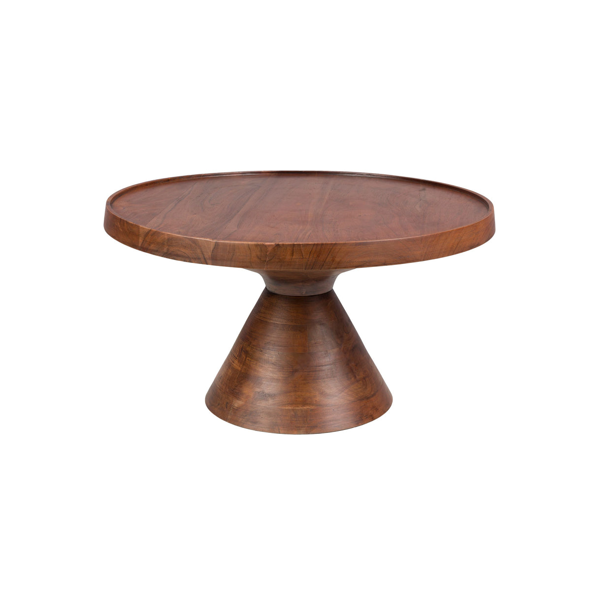 Zuiver Floss Salontafel Rond 60 cm Holz Walnootkleur - Bruin