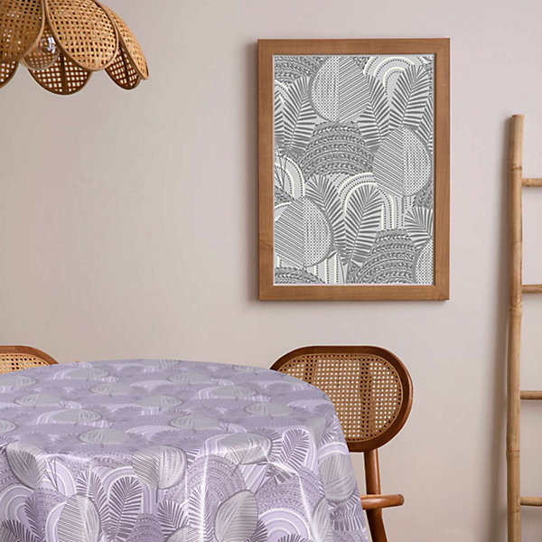 Nappe en toile cirée ronde Moze