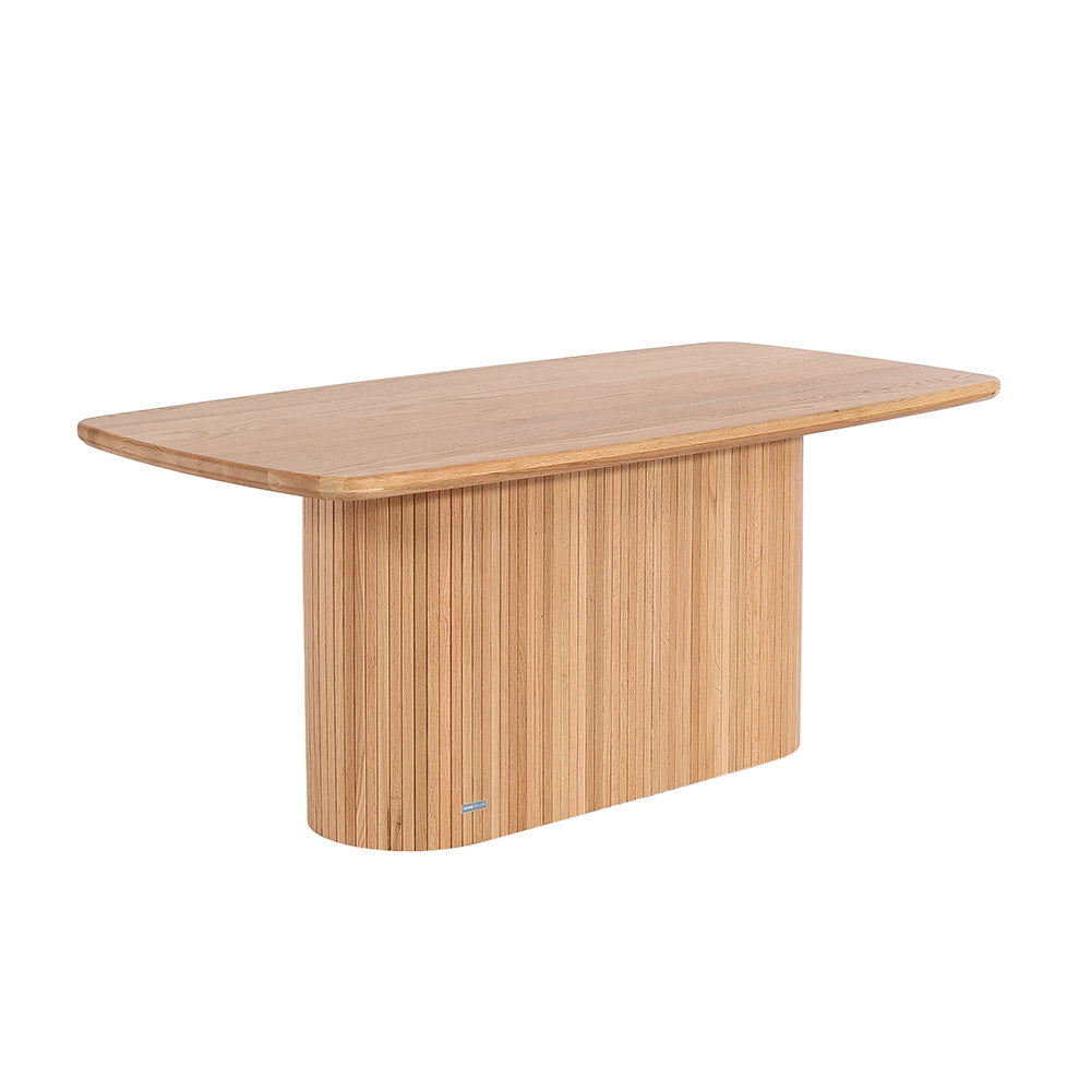 HOME DELUXE Rabos Eiken Eettafel - 160 x 900 cm - Natuur