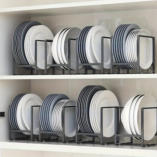 NNETM Space-Saving Dish Rack Stainless Steel (2pcs)