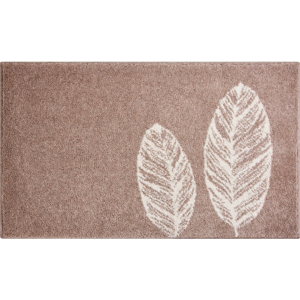 Badematte »Duetto«, BxL: 60 x 100 cm, taupe, aus 100% Polyacryl