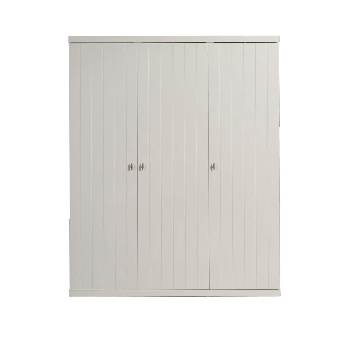 ROBIN - Armoire 3 portes blanc