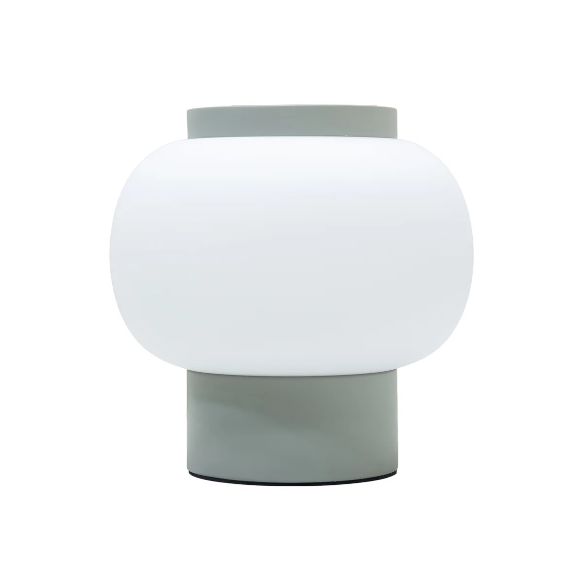 Nuuck - Finn Tischleuchte Ø 22 cm, opal weiß / grau