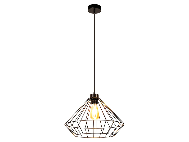 Lampa wisząca Raquelle metalowa czarna