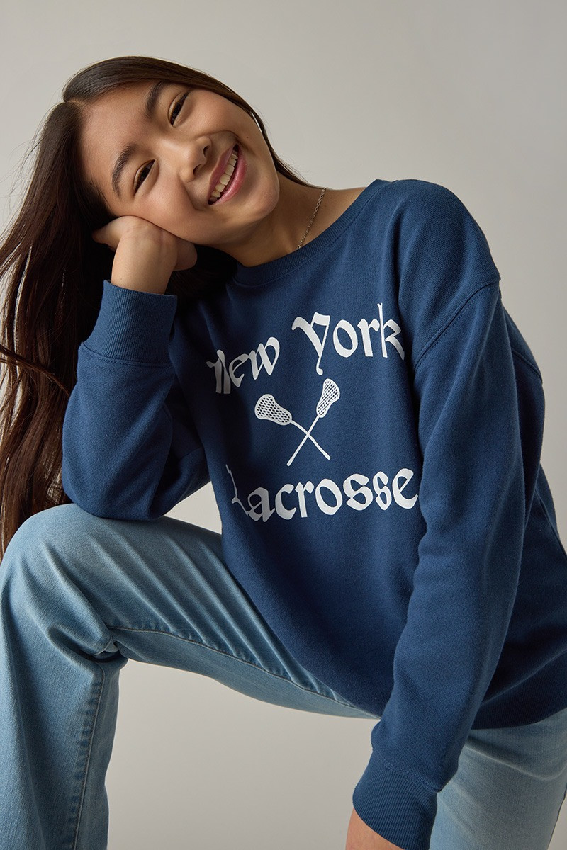 Hello Franki New York Lacrosse Sweatshirt for girls