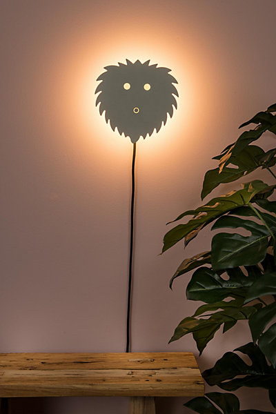 Applique murale CHARLIE en métal avec LED intégré - Crème - Lucide