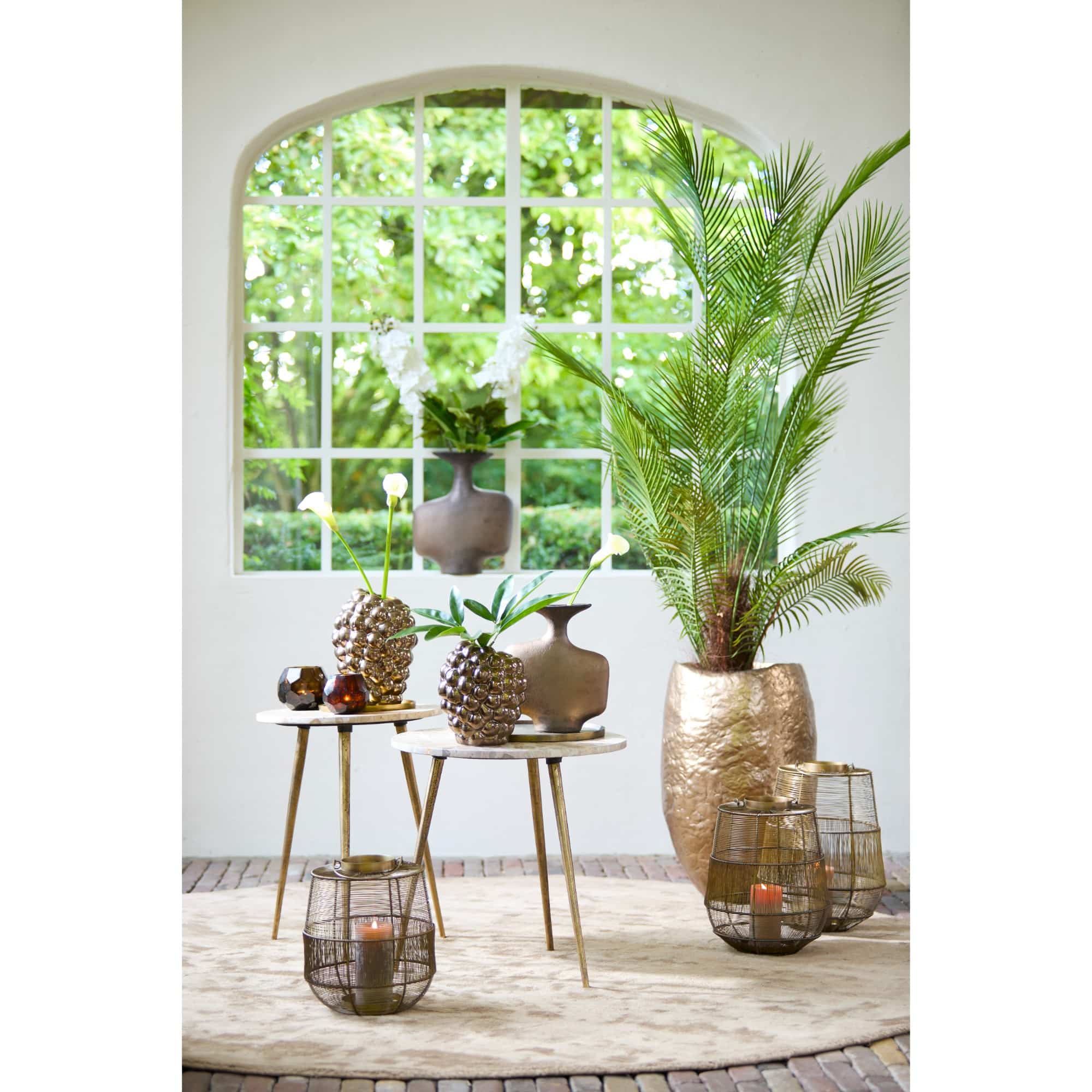 Light & Living Vaas Tingri - Brons - Ø39x58cm