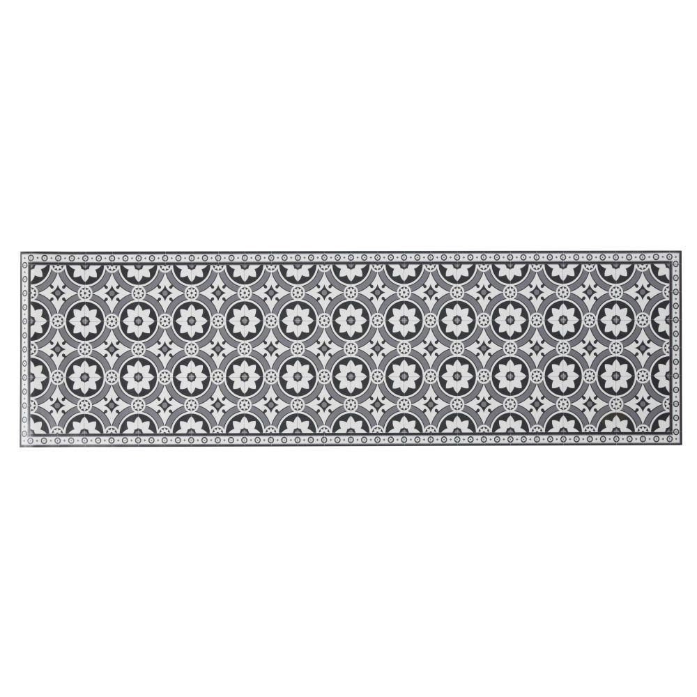ALMA - Tapis en vinyle motifs carreaux de ciment 60x199
