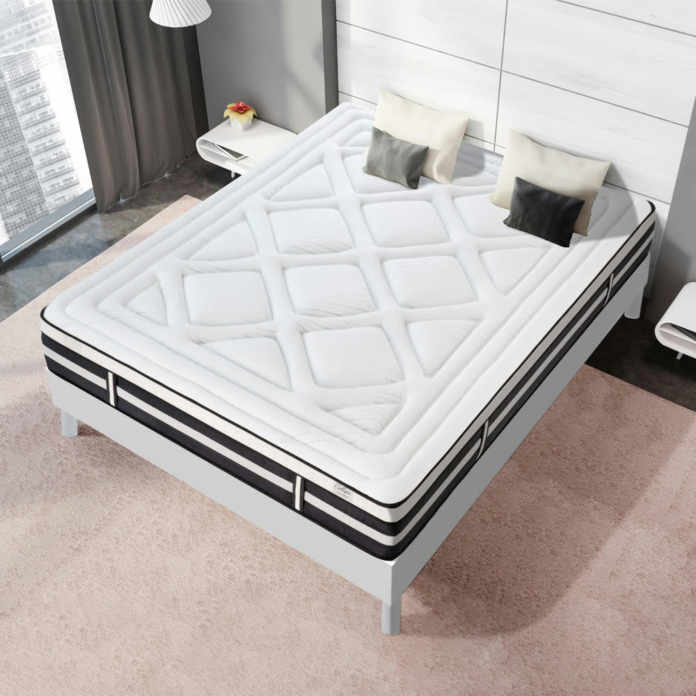 CALLIOPE - Ensemble Matelas à Mémoire de forme h28cm et sommier bois 140x200