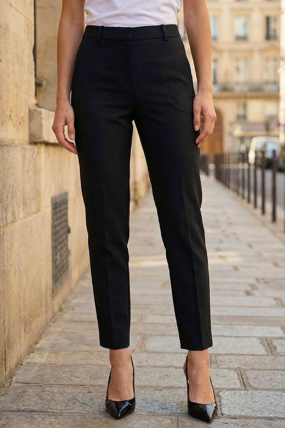 Roman Short Straight Leg Stretch Trouser
